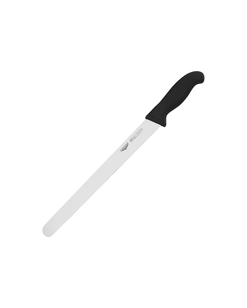 Нож для тонкой нарезки сталь нерж.,пластик ,L=43/30,B=3см черный,металлич.