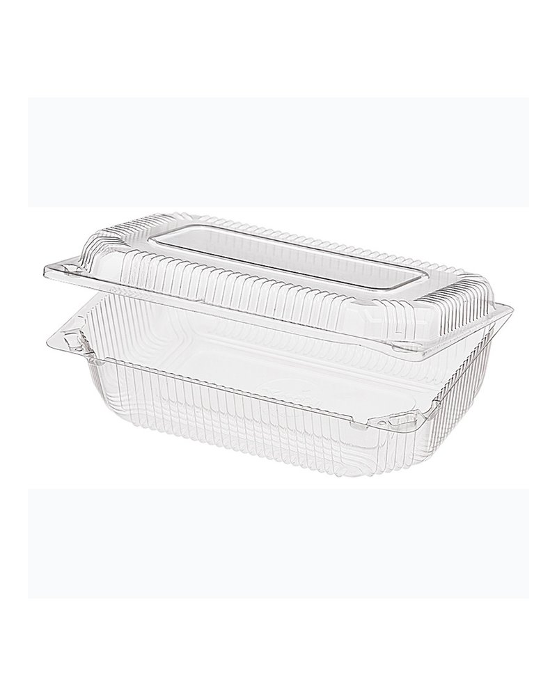 Контейнер с совмещ. крыш. прямоуг. БОПС РК-21(М)(ОП)(ТТ) 0,5кг 206х130х60мм цвет прозр. Комус (х1/400)
