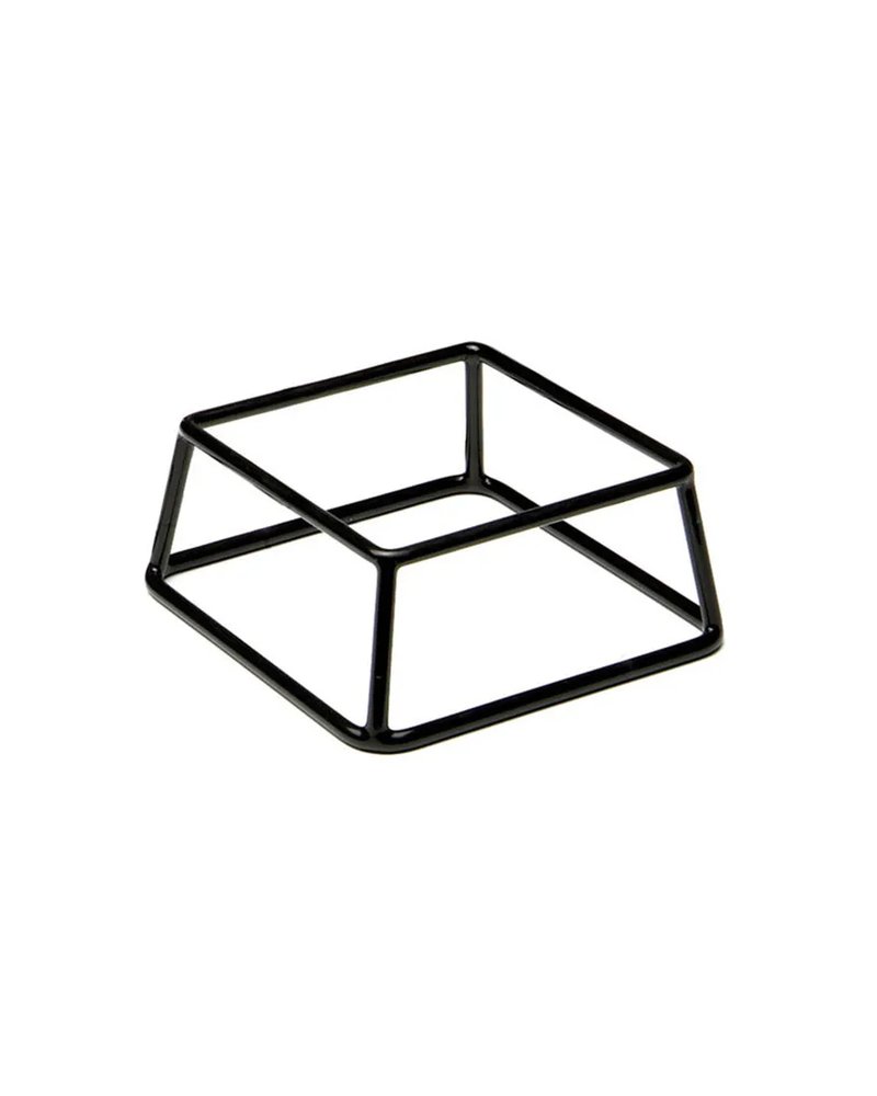 Подставка фуршетная для блюда металл ,H=8,L=18,B=18см черный