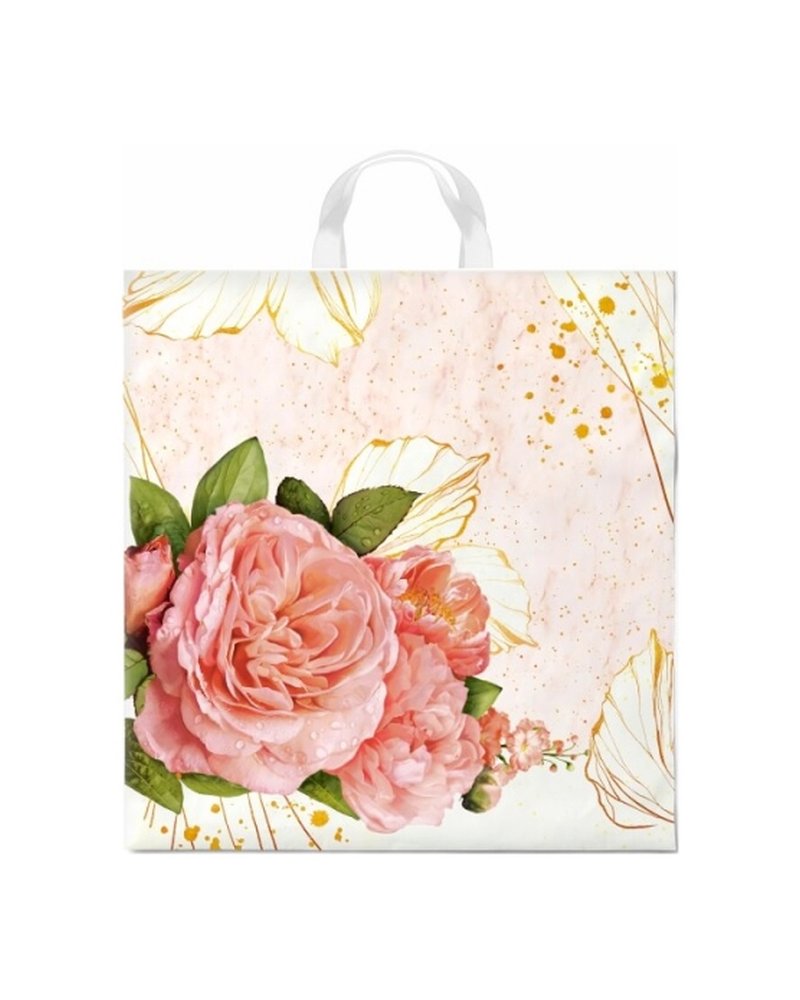 Пакет ПЭ с петлевой ручкой 40x42+6см (50) (Искушение) Интерпак (х25/500)