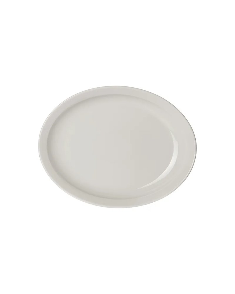 Блюдо «Акапулько» овальное фарфор ,H=45,L=395,B=305мм белый