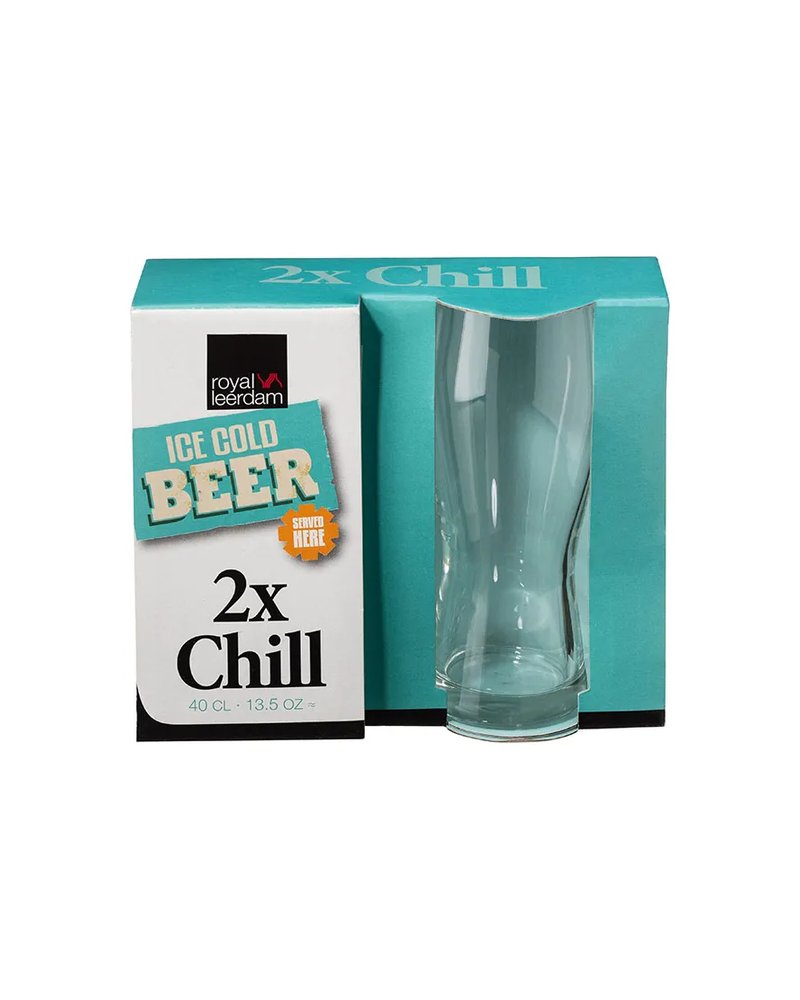 Бокал для пива «Chill»[2шт] стекло 400мл
