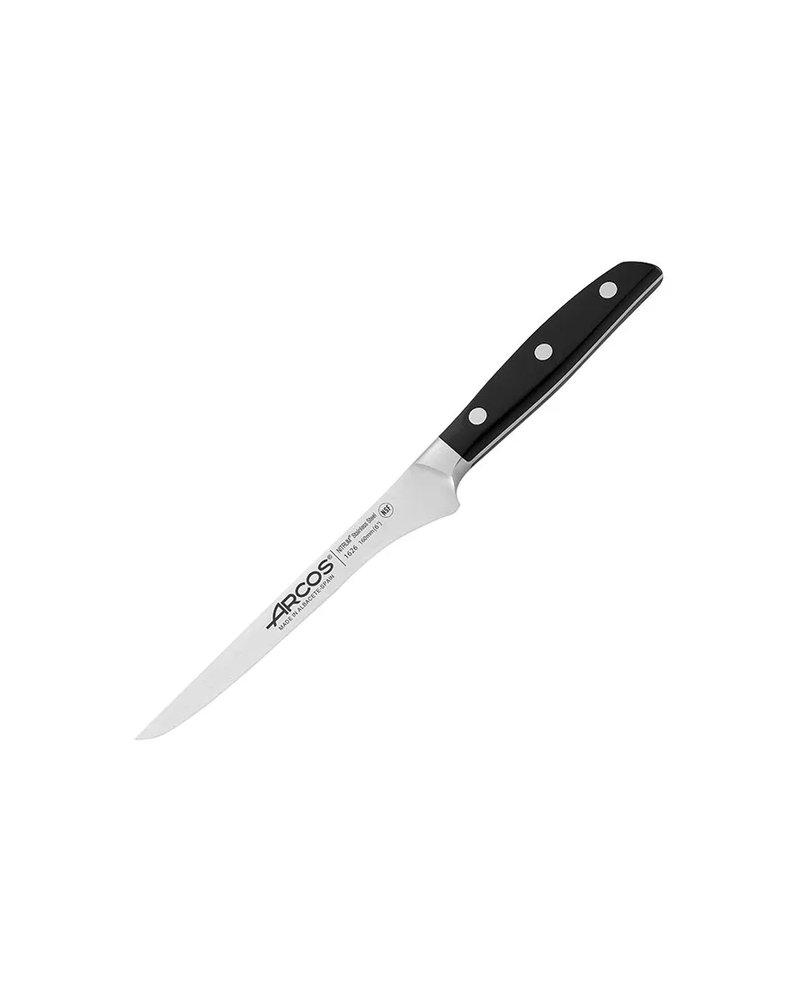 Нож для обвалки мяса «Манхэттен» сталь нерж.,полиоксиметилен ,L=27/16см металлич.,черный
