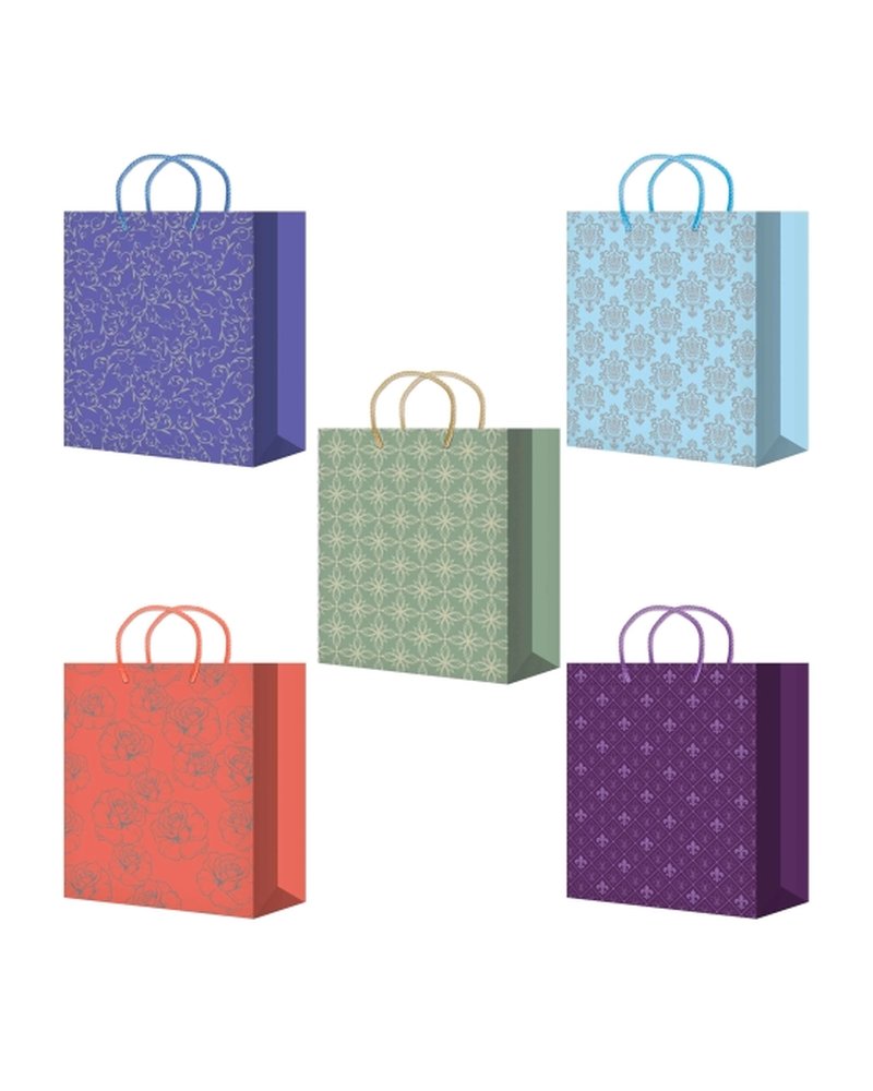Пакет подарочный 26х33+14см ламинированный, Premium (LP25 3001-3005) (х10/200) Китай