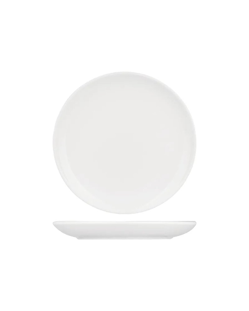 Тарелка «Кунстверк» мелкая без борта фарфор D=230,H=17мм белый
