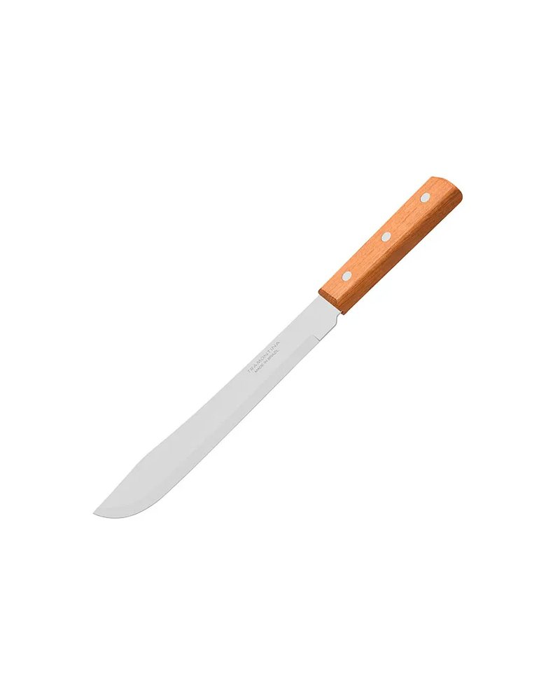 Нож для нарезки мяса сталь,дерево ,L=285/180,B=35мм коричнев.,металлич.