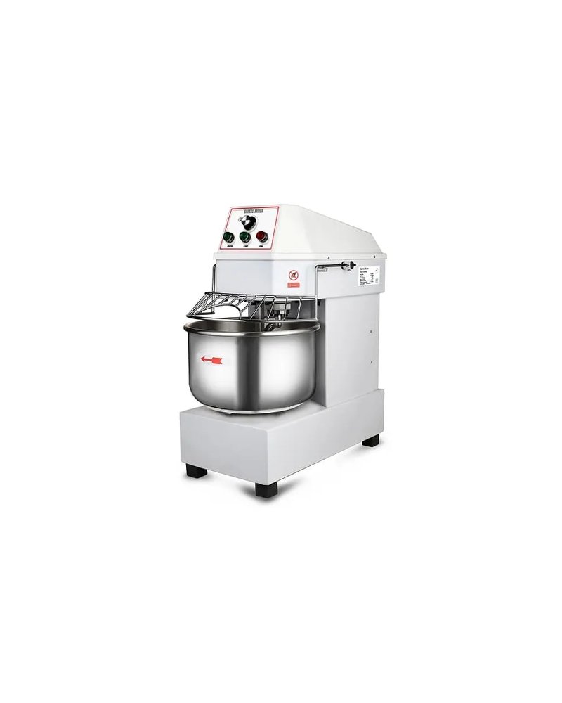 Тестомес CP-SM20 (макс. загрузка 10кг) металл 20л ,H=78,5,L=38,B=70см 1,1Квт серебрист.