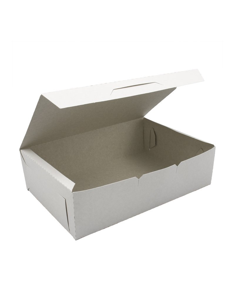 Коробка картонная для кондитерских изделий 218х150х60мм цвет Белый Packton (х200)