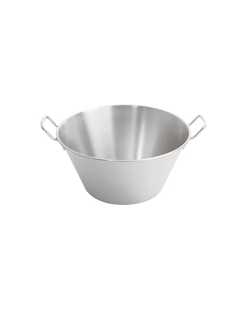 Миска 2 ручки сталь нерж. 17л D=40,H=20см