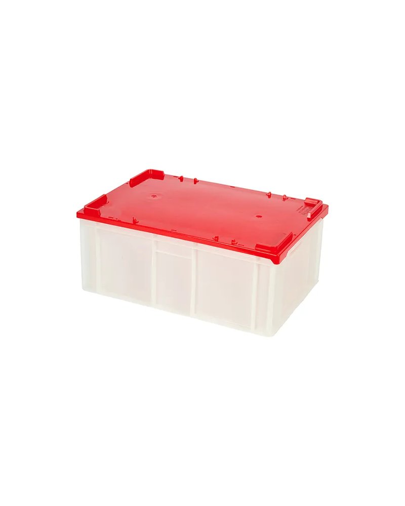 Ящик для продуктов сплошной (от -30 до +60°C) полиэтилен 46л ,H=25,L=60,B=40см белый