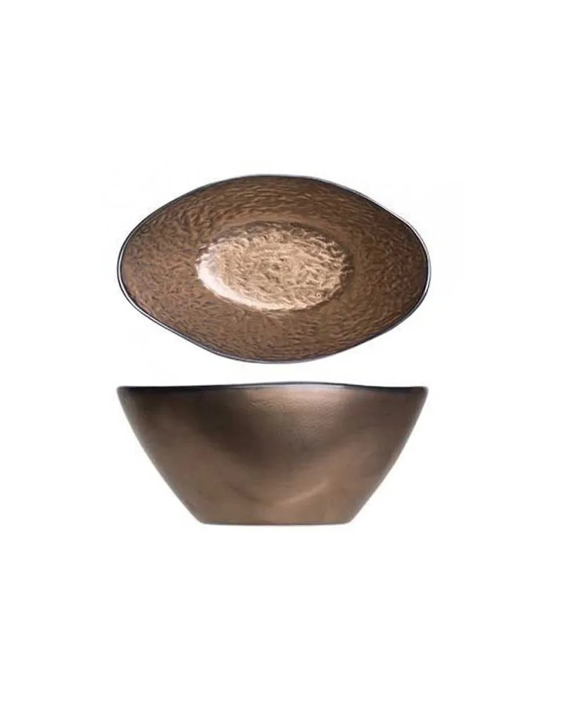 Соусник «Коперник» керамика ,H=45,L=100,B=68мм медный
