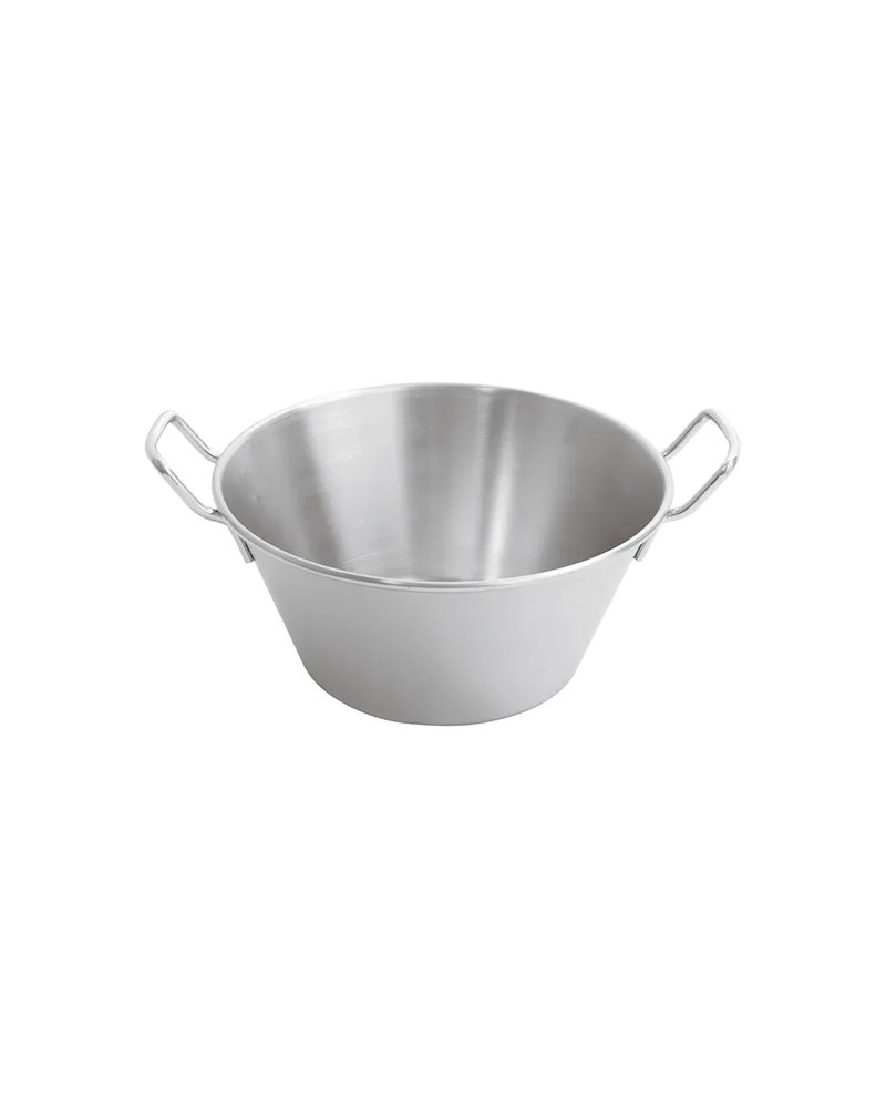 Миска 2 ручки сталь нерж. 12,8л D=36,H=18,5см