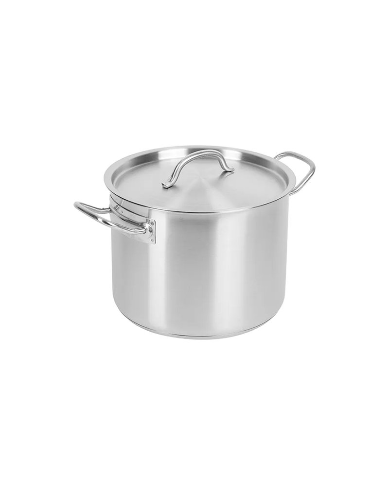 Кастрюля с крышкой (тройное дно) сталь нерж. 5л D=21,5,H=16см металлич.