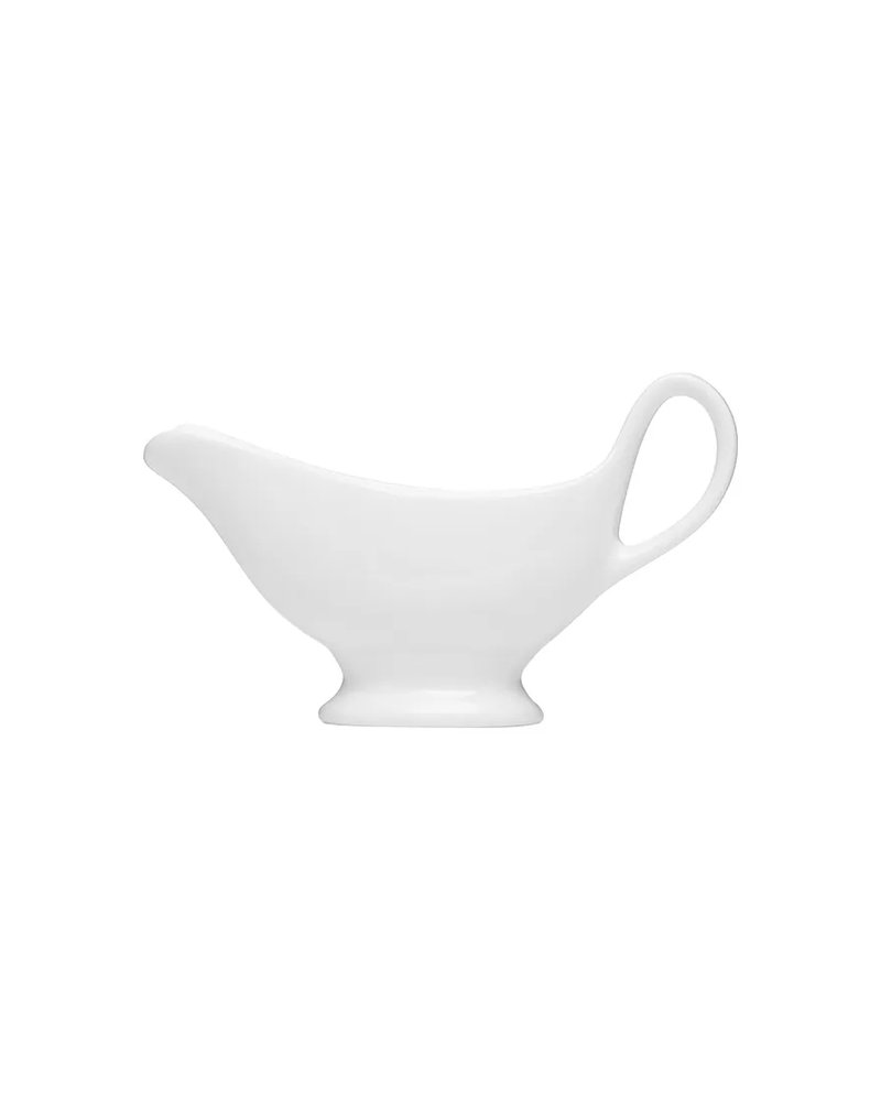 Соусник «Кунстверк» фарфор 145мл ,H=100,L=175/130,B=50мм белый