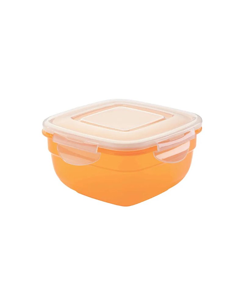Контейнер для продуктов с крышкой полипроп. 0,6л ,H=7,L=13,B=13см прозр.,голуб.