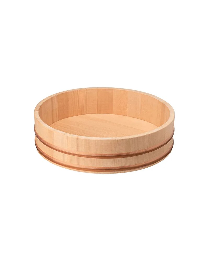 Кадка для риса дерево,пластик D=33/35,H=10см бежев.