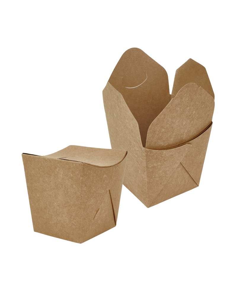 Коробка картонная для лапши 700мл 88х78х109мм ECO NOODLES цвет Крафт DoECO (х20/300)