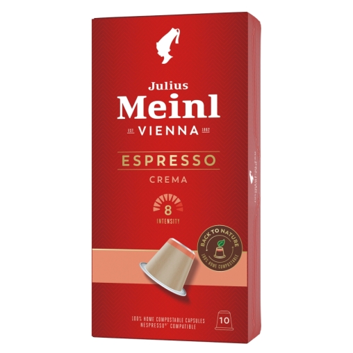 Кофе капсулы Julius Meinl системы Nespresso Espresso CREMA *10 шт.