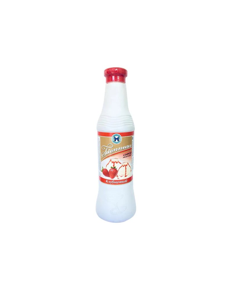 Топпинг «Клубника» 1 кг/0,75 л пластик D=8,H=26см