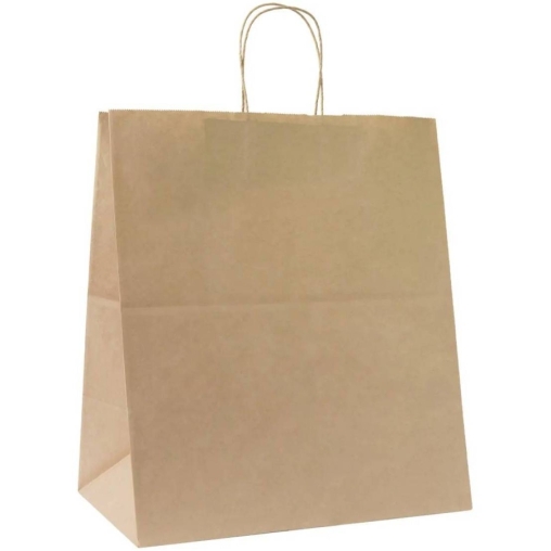 Крафт пакет 320×200×370 мм с кручеными ручками