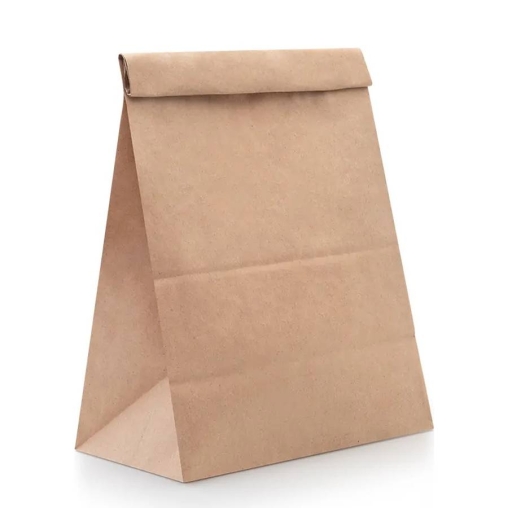 Крафт пакет для продуктов навынос 260×150×340 мм