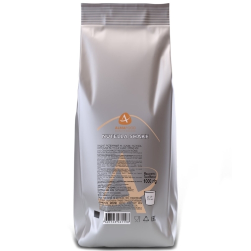 Холоднорастворимая сухая смесь Almafood для коктейлей NUTELLA SHAKE 1000 г