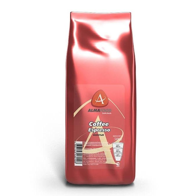 Кофе молотый Almafood Espresso 500 г