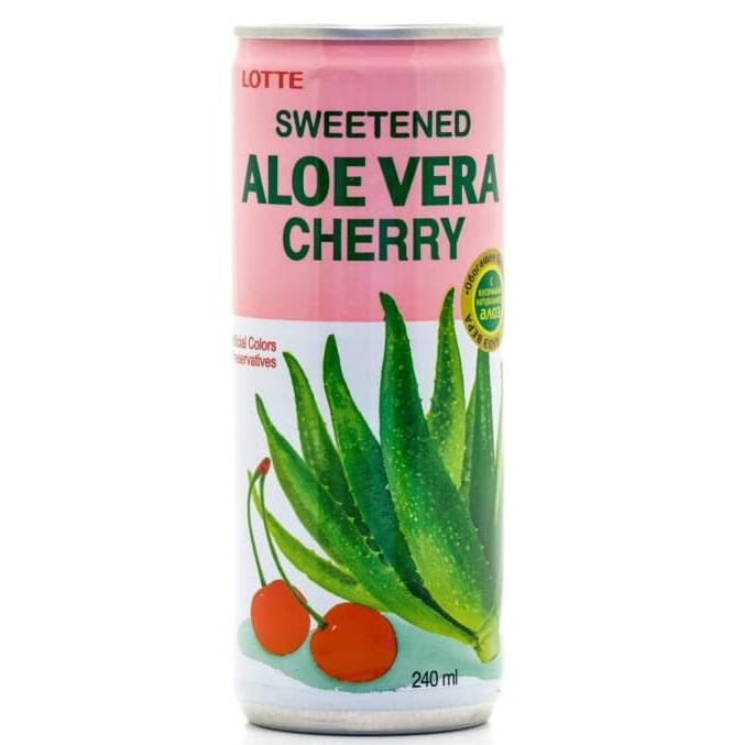 Lotte Aloe Vera Cherry Вишня 240 мл ж/б