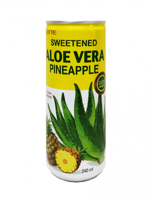 Lotte Aloe Vera Cherry Ананас 240 мл ж/б