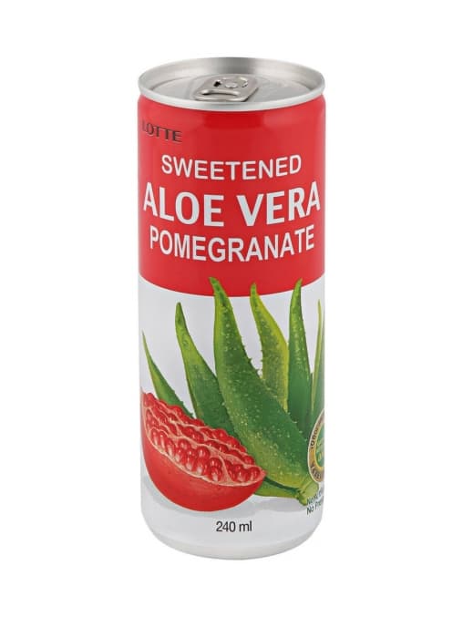 Lotte Aloe Vera Pomegranate Алоэ Вера Гранат 240 мл ж/б