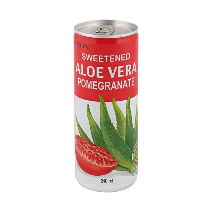 Lotte Aloe Vera Pomegranate Алоэ Вера Гранат 240 мл ж/б