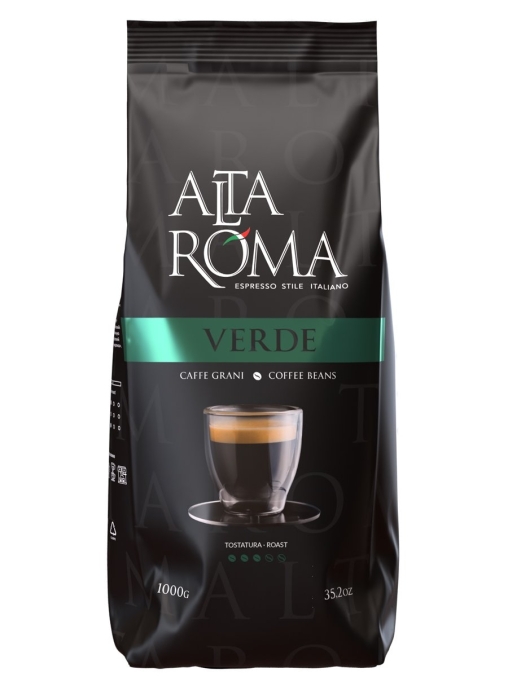 Кофе в зернах AltaRoma Verde 1000 г Кофе в зернах AltaRoma Verde 1000 г