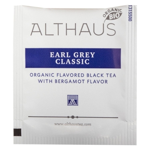 Чай черный Althaus Bio Earl Grey Classic БЕРГАМОТ Deli Packs 20 саше ×1,75 г