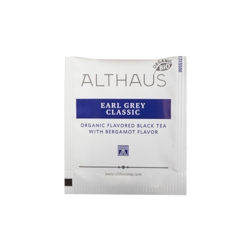 Чай черный Althaus Bio Earl Grey Classic БЕРГАМОТ Deli Packs 20 саше ×1,75 г