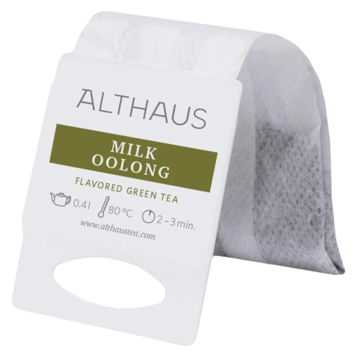 Чай зеленый Althaus MILK OOLONG Grand Pack Молочный улун в больших пакетиках 15 ×4 г