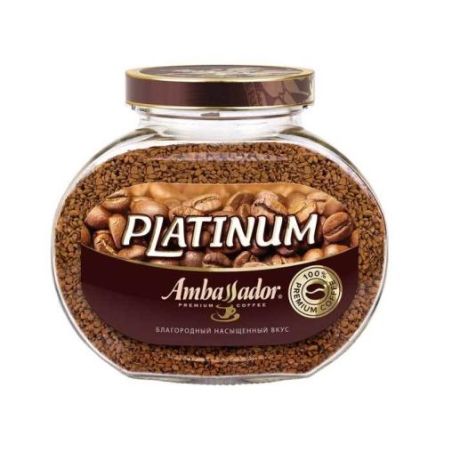 Кофе растворимый Ambassador Platinum стекло 190 г