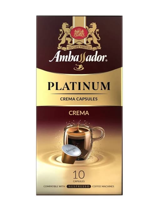 Кофе-капсулы Nespresso Ambassador Platinum Crema 5 г ×10