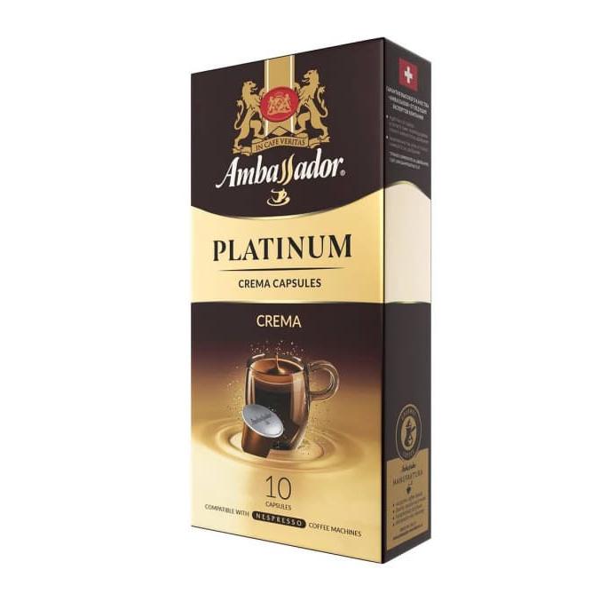 Кофе-капсулы Nespresso Ambassador Platinum Crema 5 г ×10