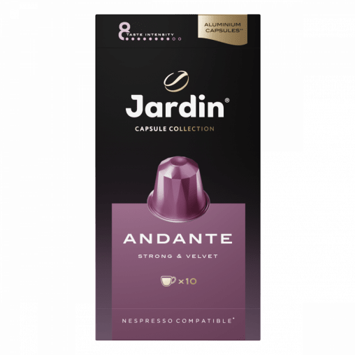 Кофе капсулы JARDIN Andante Nespresso 5 г ×10