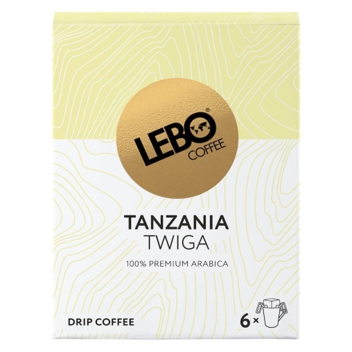 Кофе молотый в дрип-пакетах LEBO Tanzania Twiga 63 г