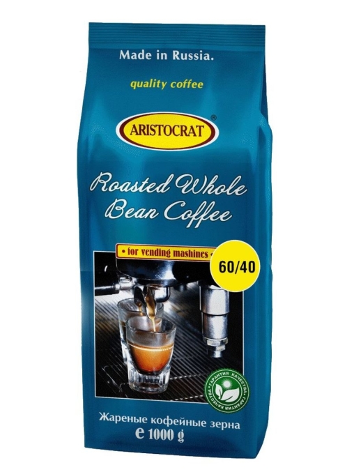 Кофе в зернах Аристократ Vending blend 60/40 1000 г