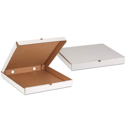 Коробка для пиццы Белая 400×400×40 мм
