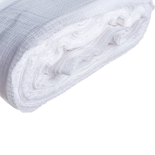 Полотно вафельное 100 г/м² Белое шириной 40 см рулон