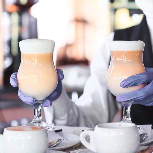 Перчатки AVIORA неопудренные нитрил Сиреневые р. S 100 шт.