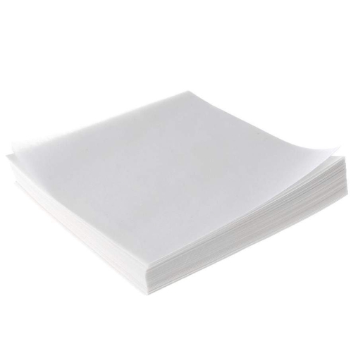 Оберточная бумага белая парафинированная в листах 305×305 мм по 500 в пачке
