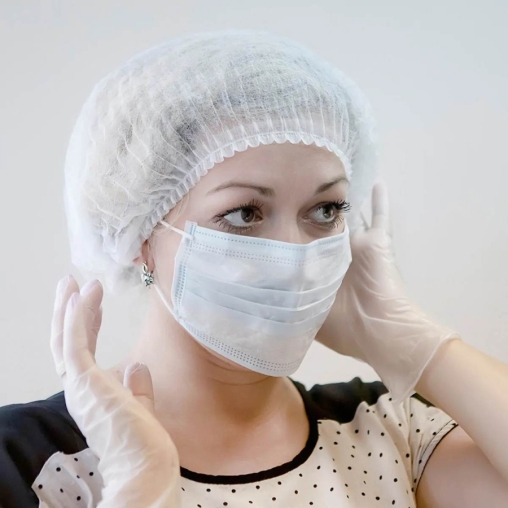 Перчатки AVIORA неопудренные винил ПРОЗРАЧНЫЕ р. M 100 шт.