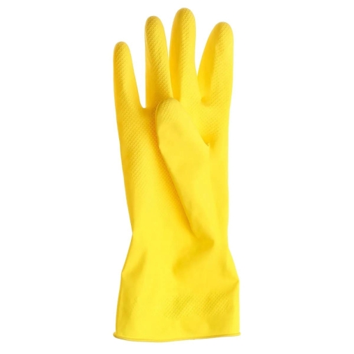 Перчатки Aviora 5 Звезд хозяйственные ЛАТЕКСНЫЕ желтые 1 пара размер XL
