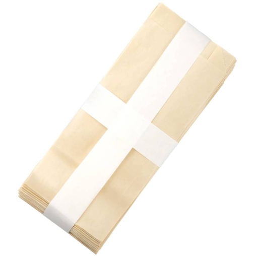 Влагопрочный бумажный бежевый V-уголок для хот-дога 85+40×215 мм