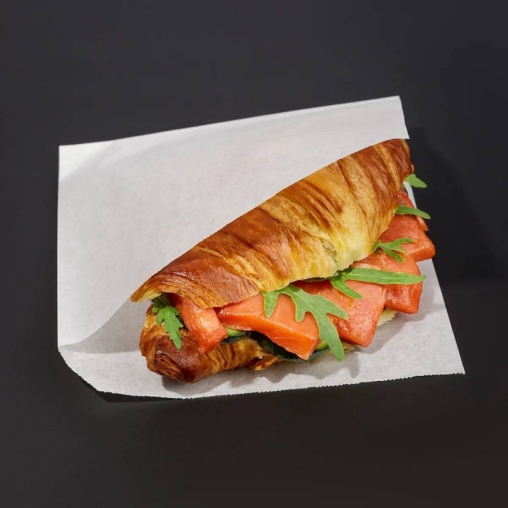 Жировлагопрочный бумажный уголок 175×140 мм БЕЛЫЙ