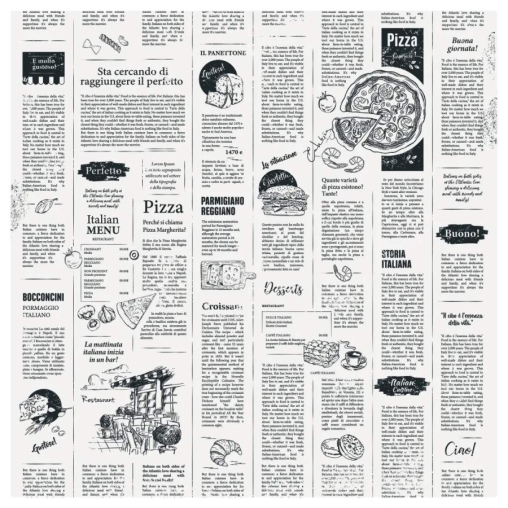 Оберточная бумага ГАЗЕТА ЧАО белая влагопрочная в листах 400×400 мм